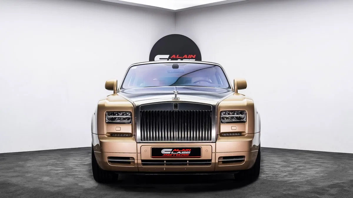 2016 Rolls-Royce Phantom Drophead for sale, exterior, Gold Brown