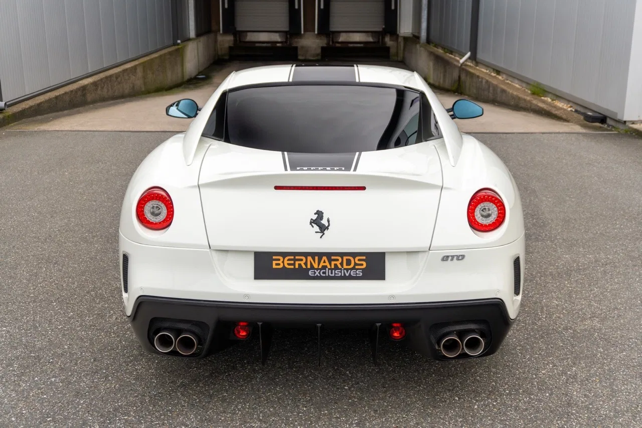 2011 Ferrari 599 GTO for sale, exterior, Bianco Avus