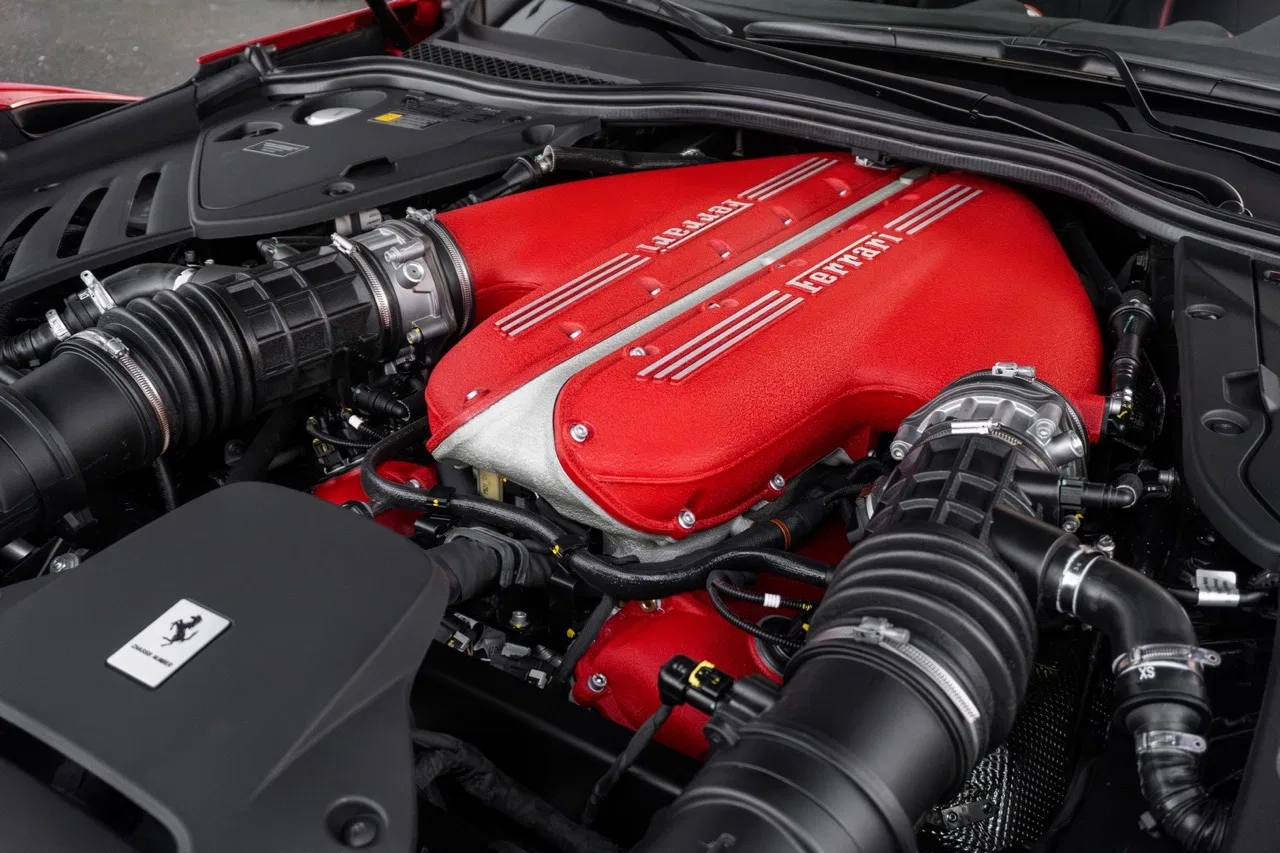 2024 Ferrari 812 Competizione Aperta engine