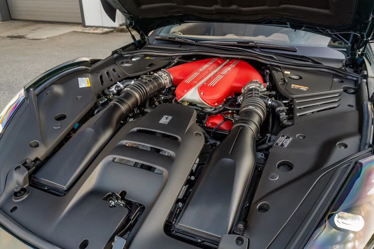 2023 Ferrari 812 Competizione Aperta engine