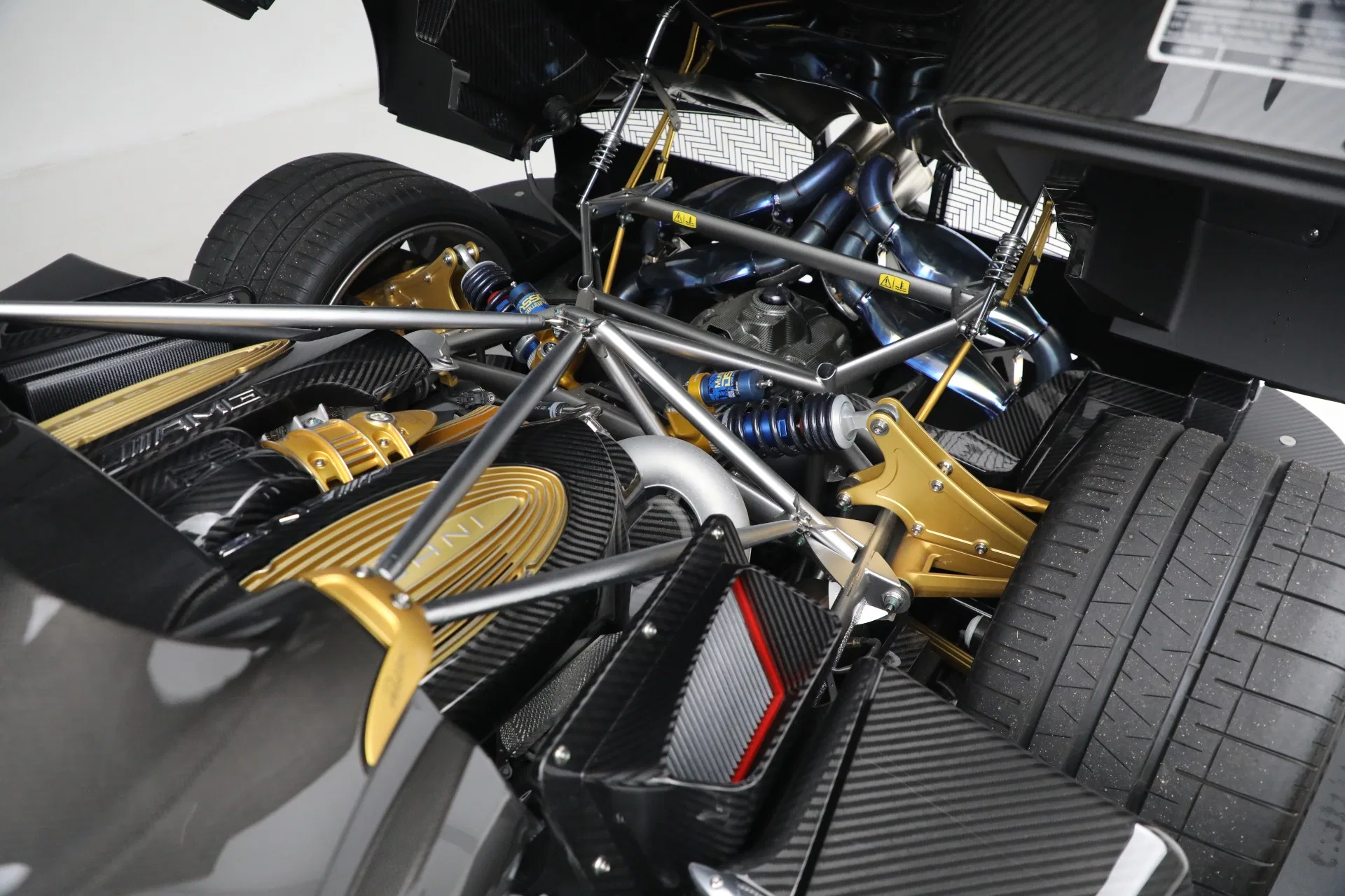2017 Pagani Huayra Roadster engine