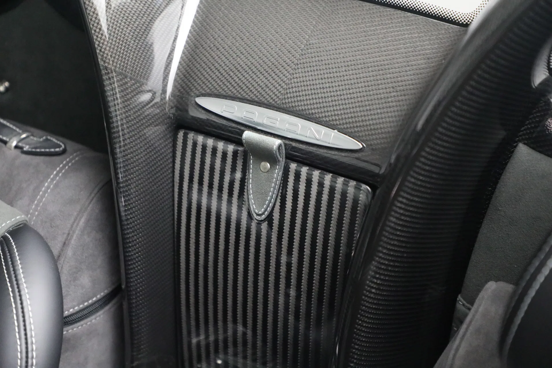 2017 Pagani Huayra Roadster interior, door panel, Black