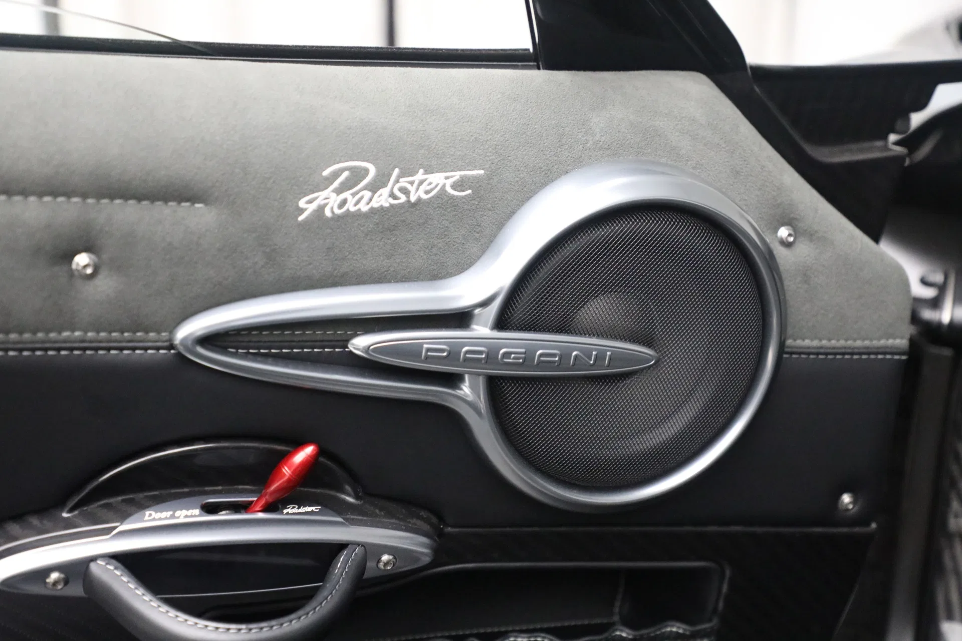2017 Pagani Huayra Roadster interior, Black