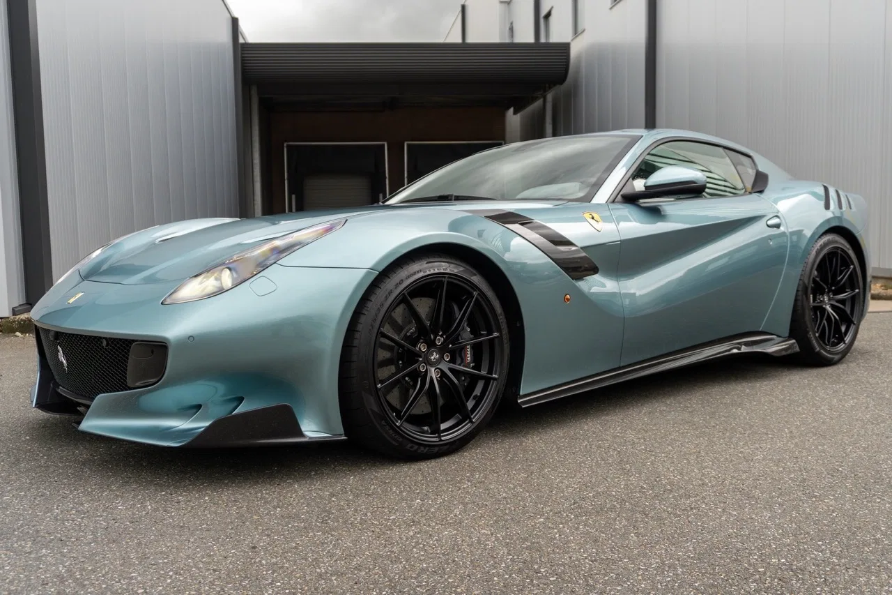 2016 Ferrari F12 TDF for sale, exterior, Blauw Metallic