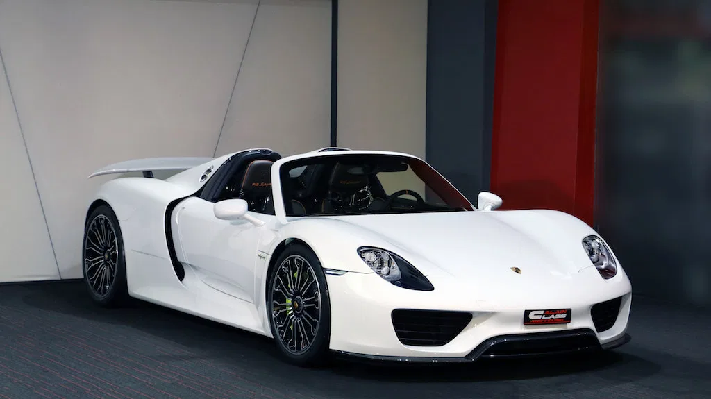 2015 Porsche 918 Spyder for sale, exterior, white