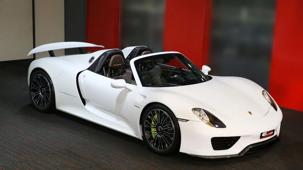 2015 Porsche 918 Spyder for sale, exterior, white