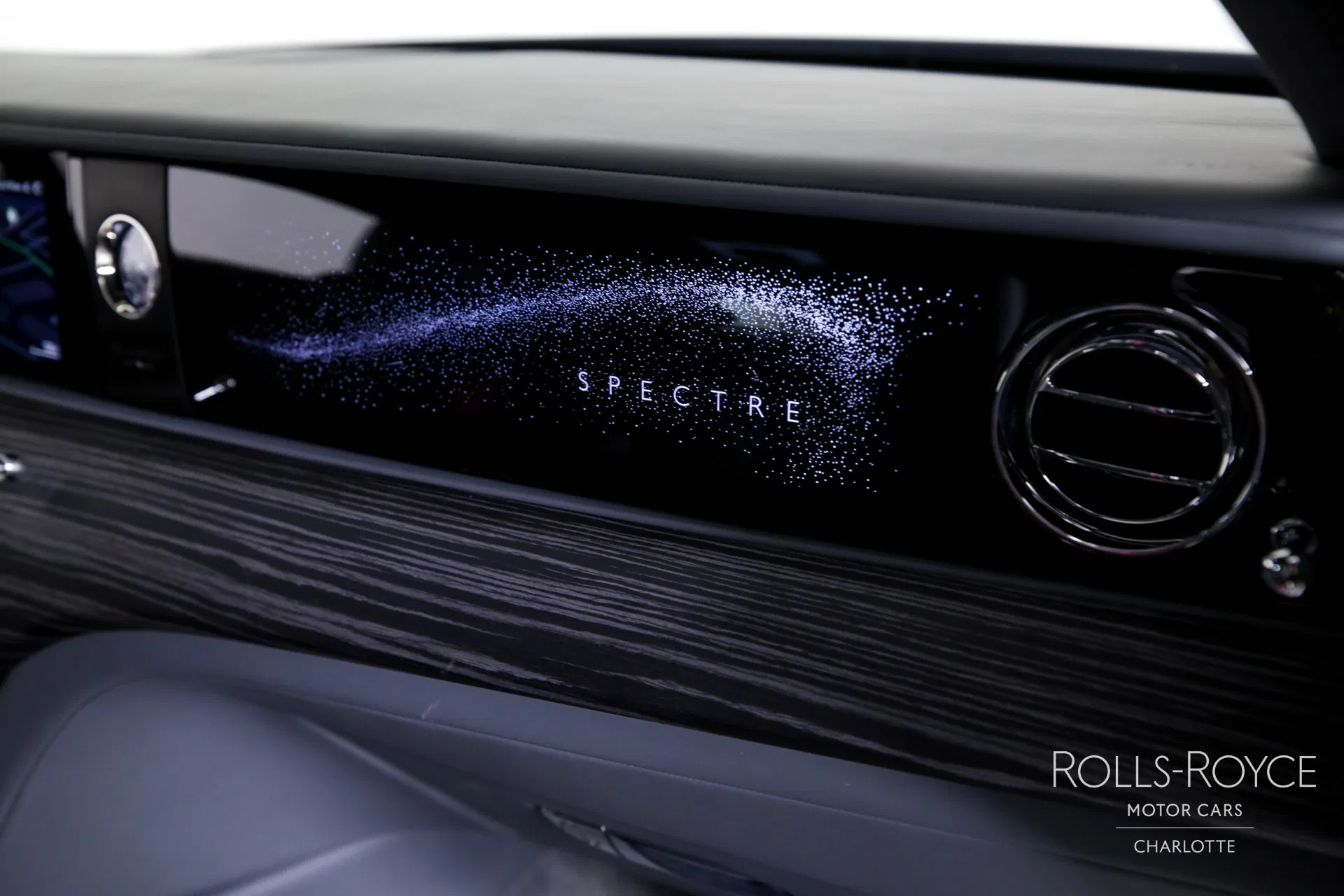 2024 Rolls-Royce Spectre interior, Scivaro Grey / Peony Pink