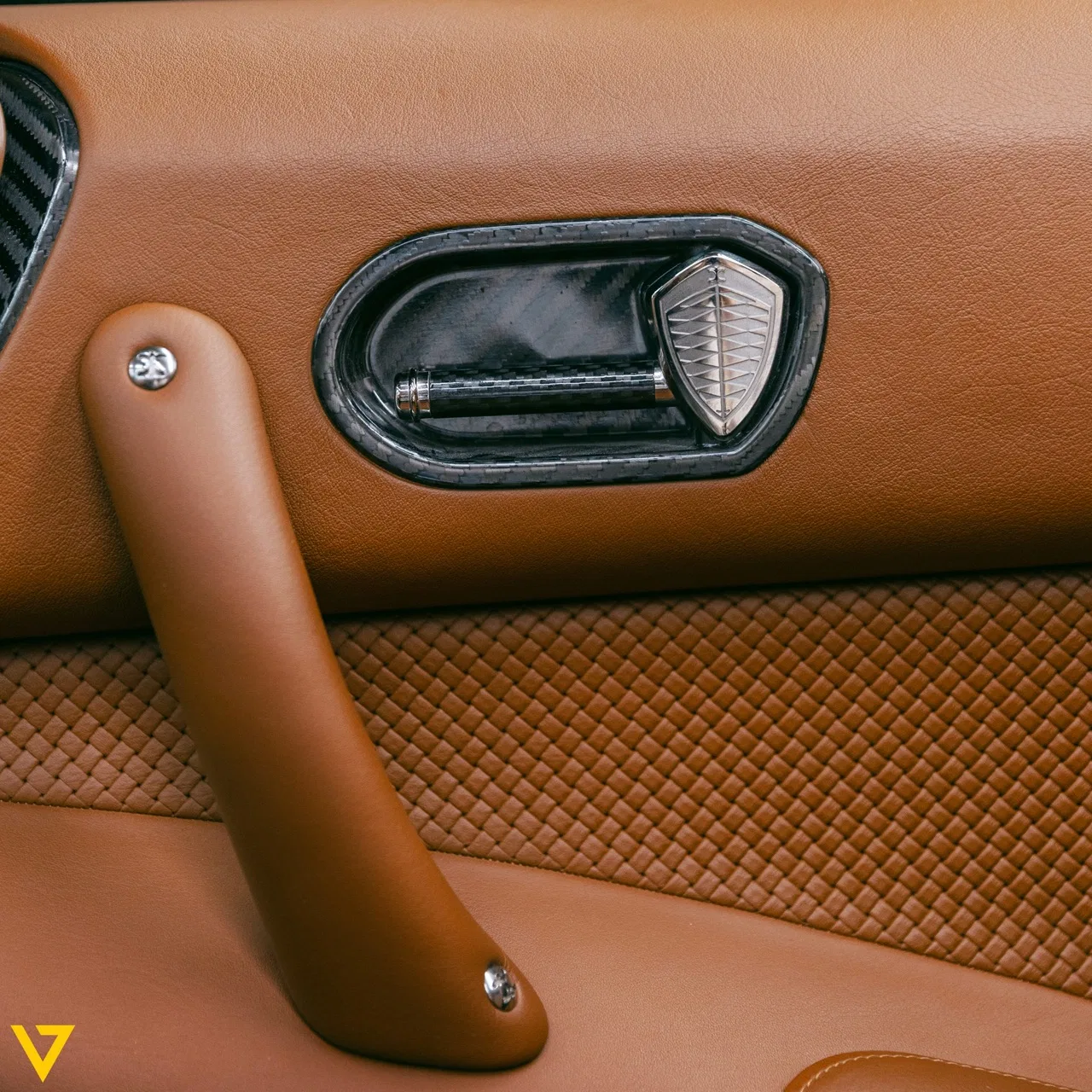2019 Koenigsegg Regera interior, door panel
