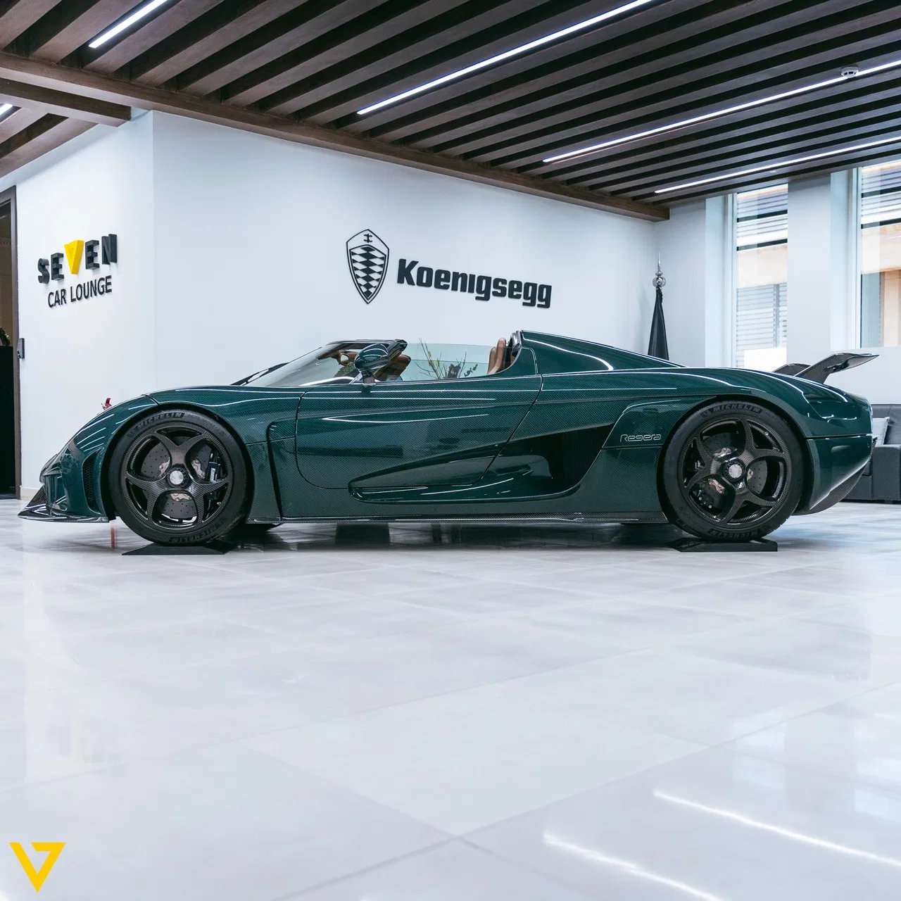 2019 Koenigsegg Regera for sale, exterior, British Racing Green