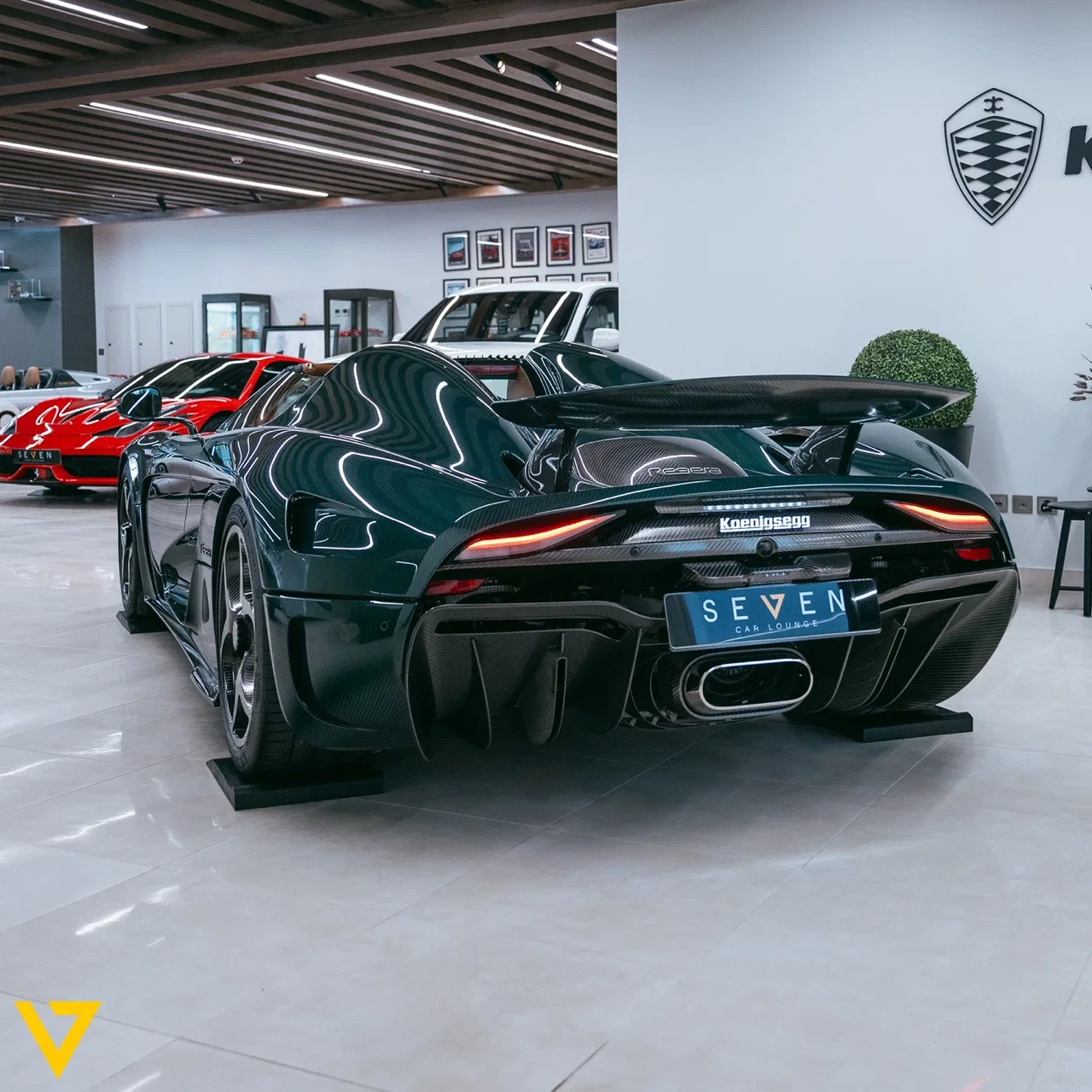 2019 Koenigsegg Regera for sale, exterior, British Racing Green