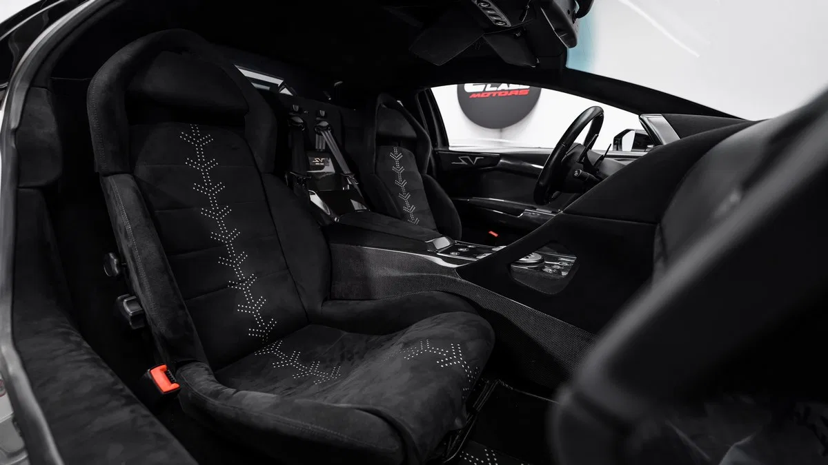 2010 Lamborghini Murciélago SV LP670-4 interior, seats, Black