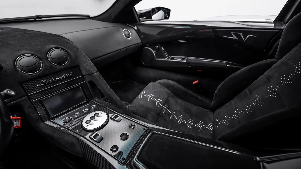 2010 Lamborghini Murciélago SV LP670-4 interior, Black