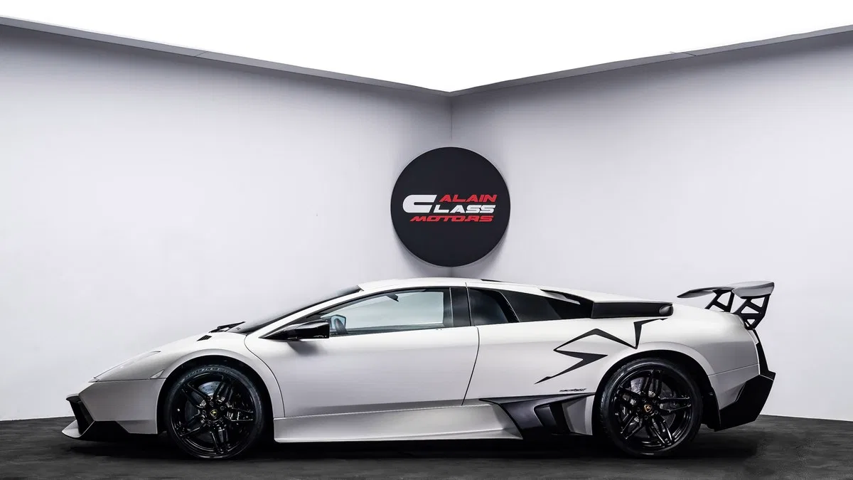 2010 Lamborghini Murciélago SV LP670-4 for sale, exterior, Bianco Canopus