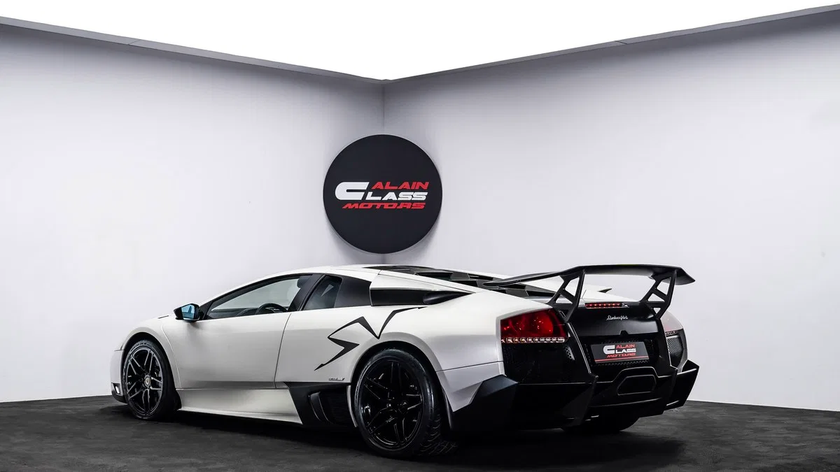 2010 Lamborghini Murciélago SV LP670-4 for sale, exterior, Bianco Canopus
