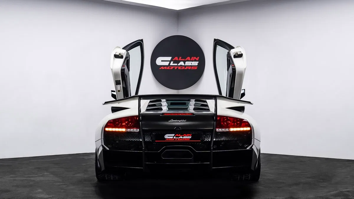 2010 Lamborghini Murciélago SV LP670-4 for sale, exterior, Bianco Canopus