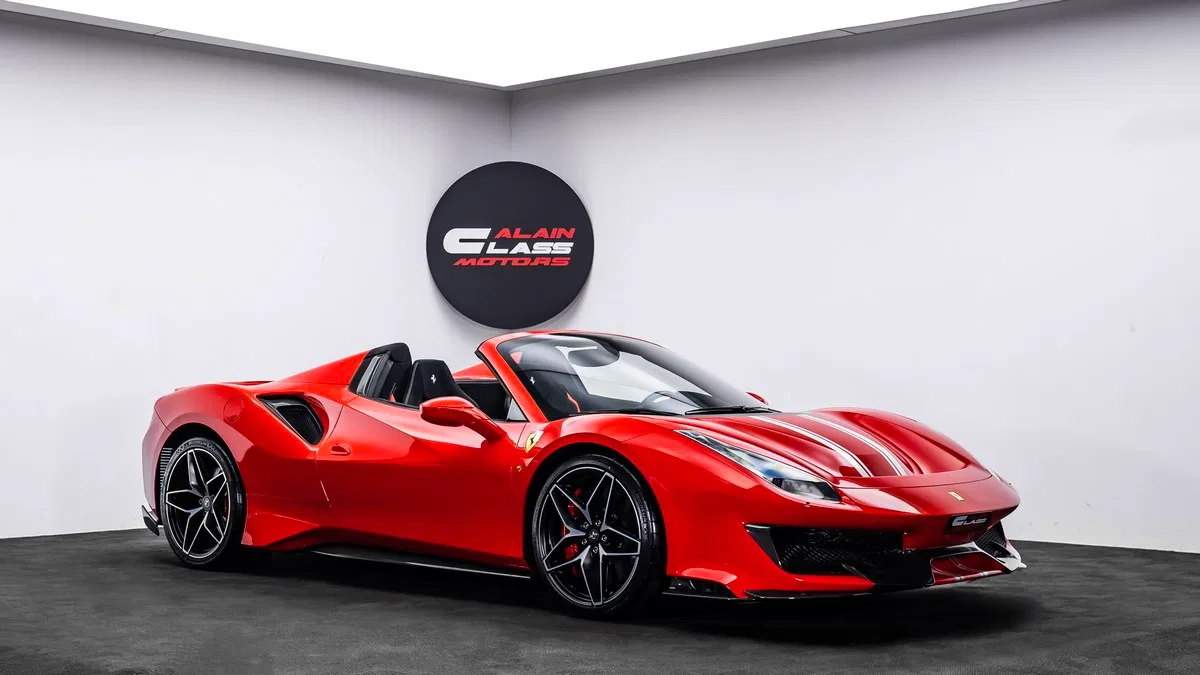 2020 Ferrari 488 Pista Spider for sale, exterior, Rossa Corsa