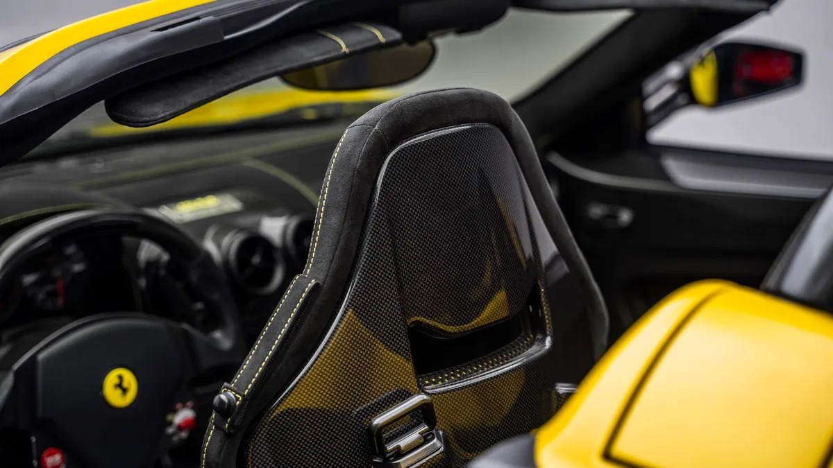 2009 Ferrari F430 Scuderia Spider 16M interior, Nero (Black)