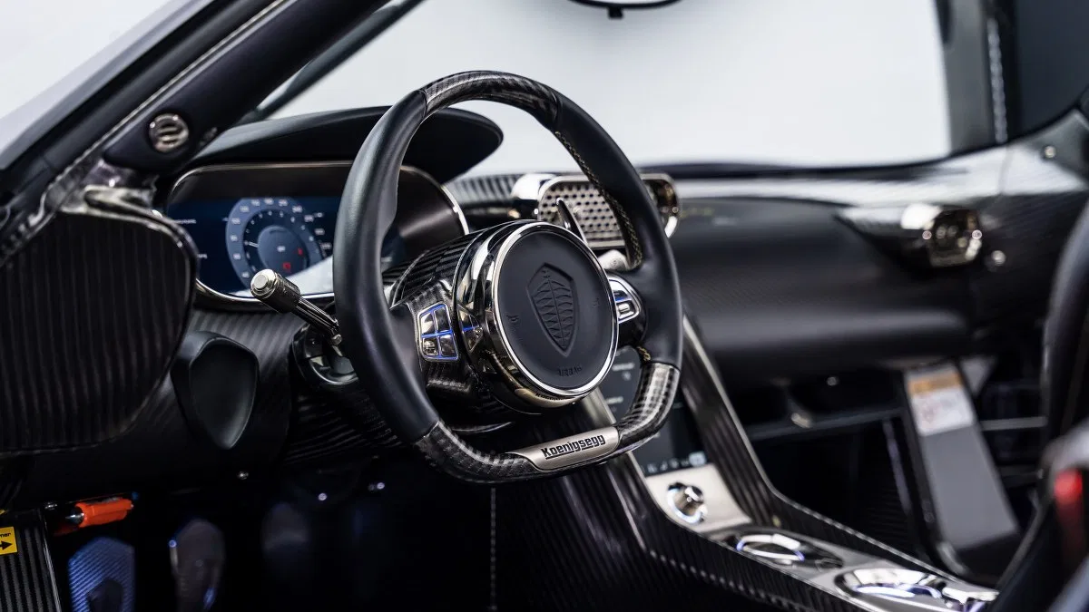2019 Koenigsegg Regera interior, Black