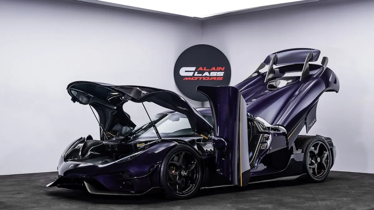 2019 Koenigsegg Regera for sale, exterior, Purple Gold