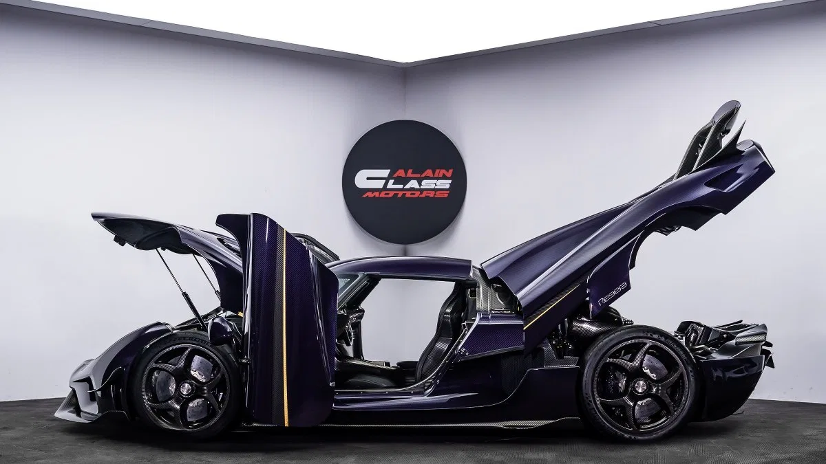 2019 Koenigsegg Regera for sale, exterior, Purple Gold