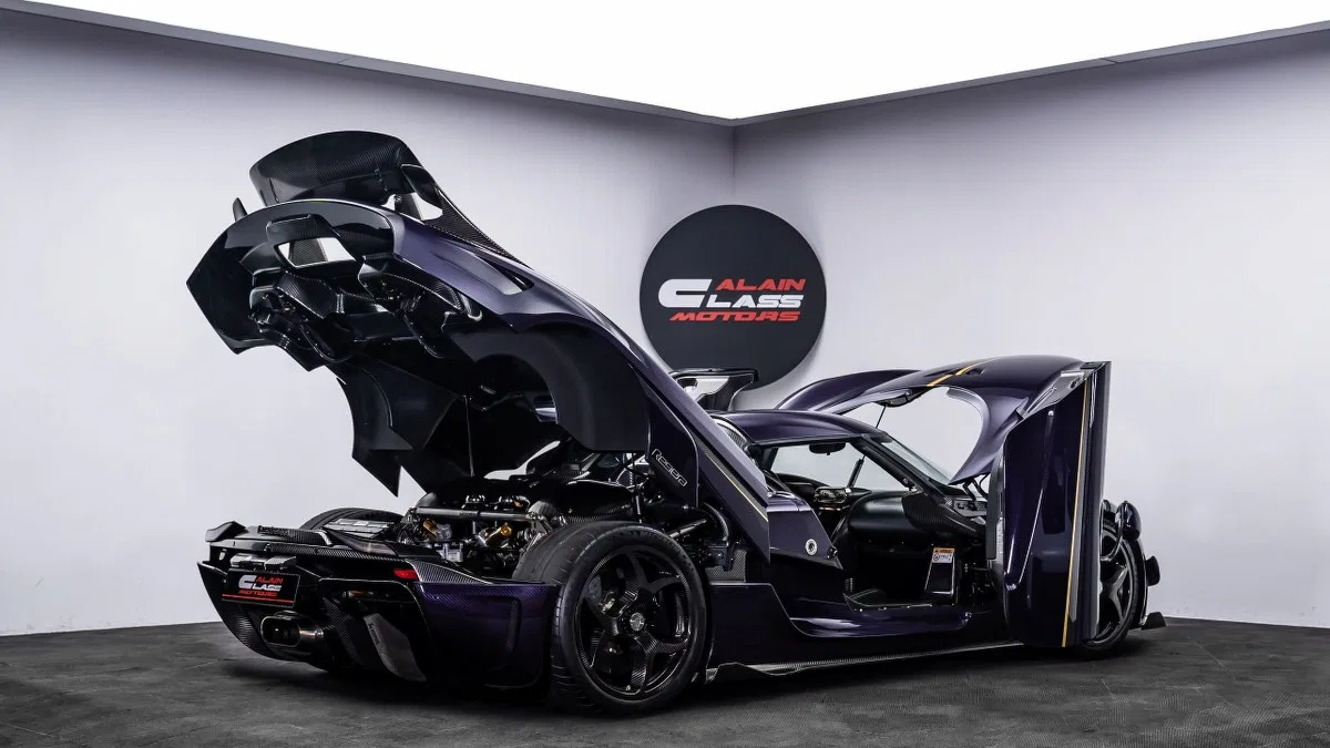 2019 Koenigsegg Regera for sale, exterior, Purple Gold