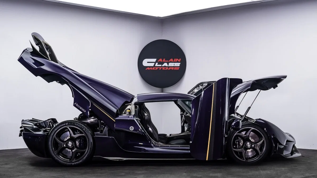 2019 Koenigsegg Regera for sale, exterior, Purple Gold