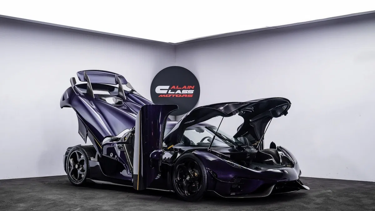2019 Koenigsegg Regera for sale, exterior, Purple Gold