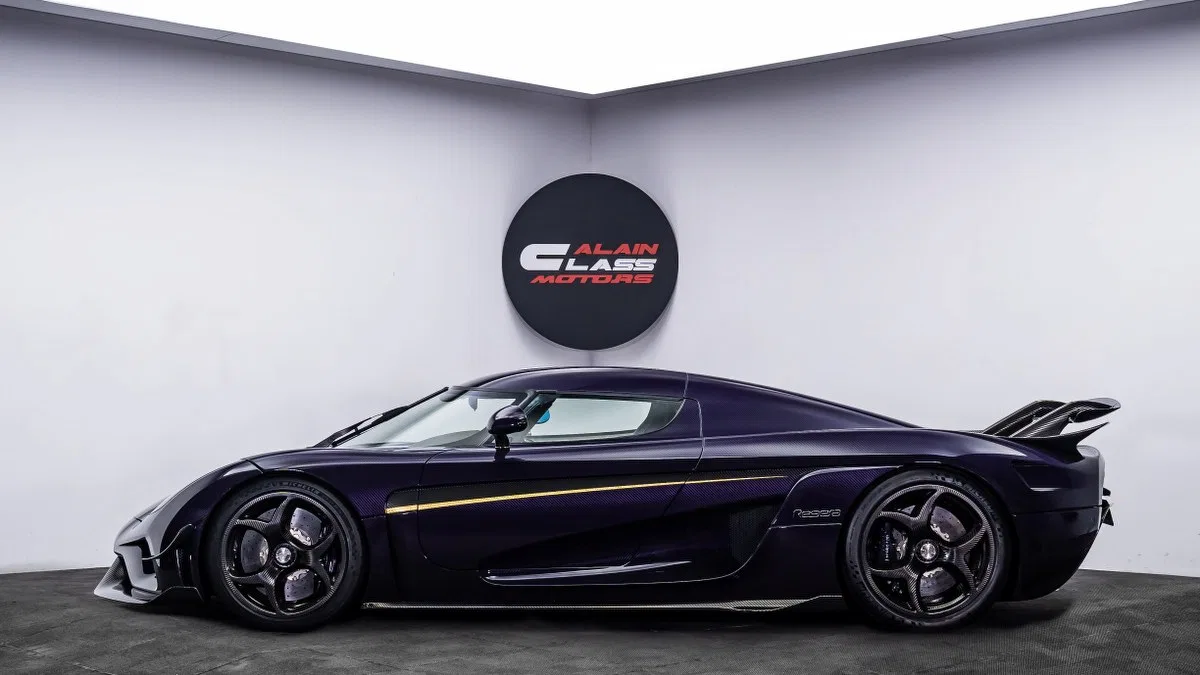2019 Koenigsegg Regera for sale, exterior, Purple Gold