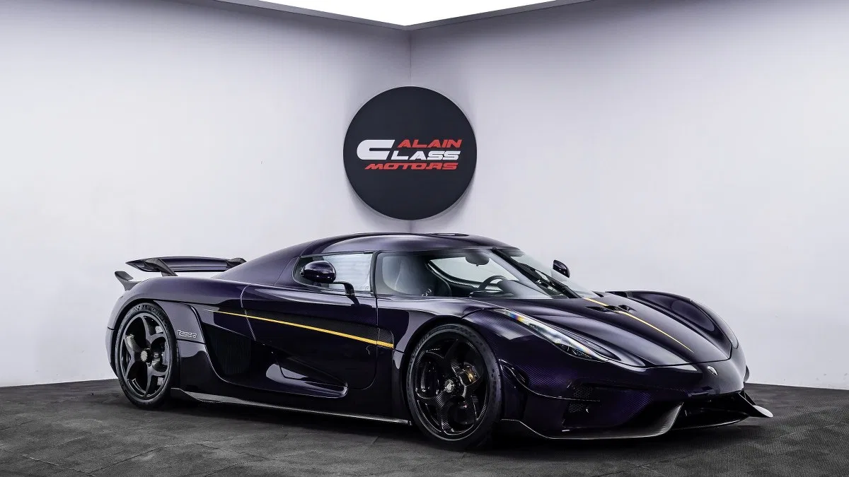 2019 Koenigsegg Regera for sale, exterior, Purple Gold