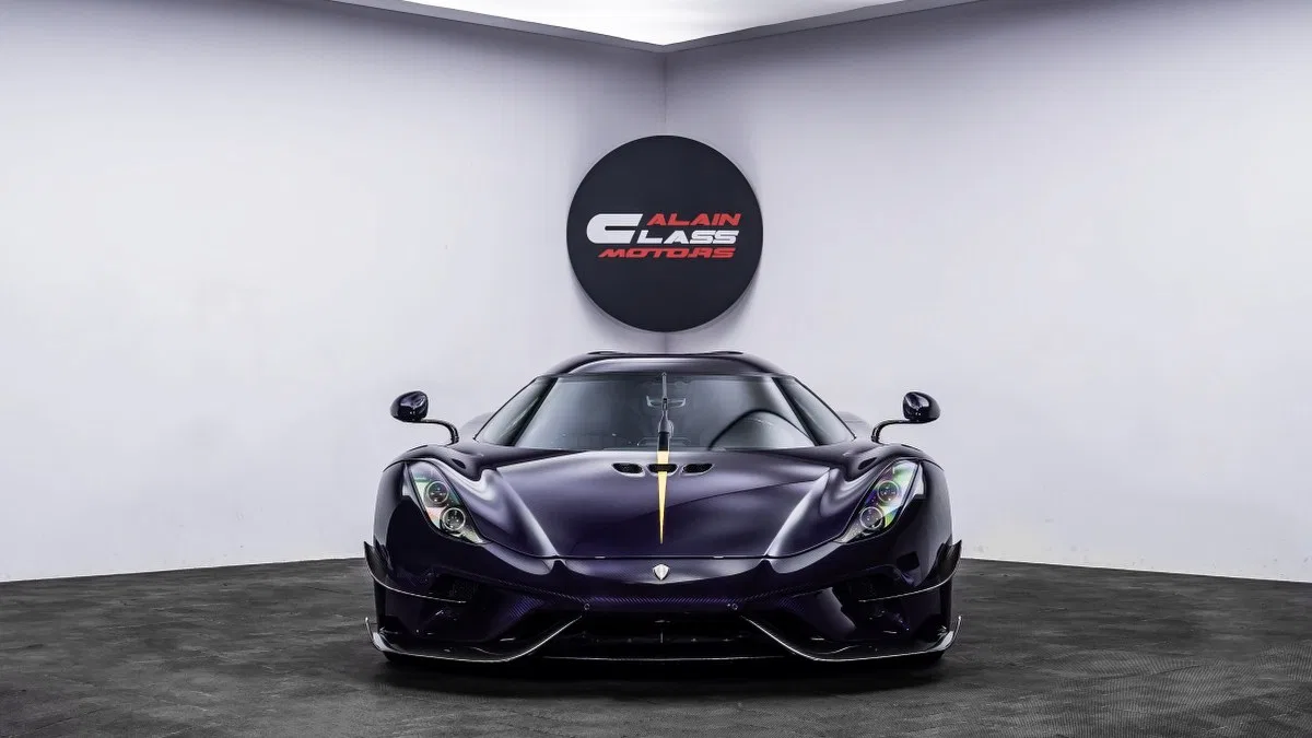 2019 Koenigsegg Regera for sale, exterior, Purple Gold