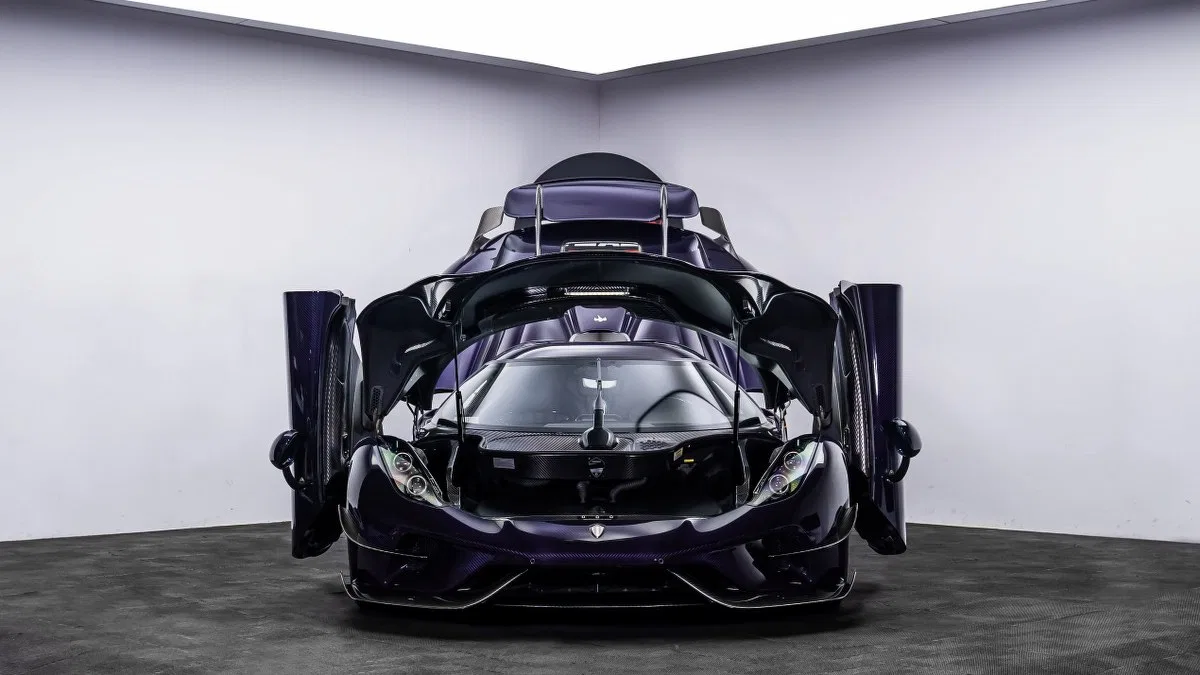 2019 Koenigsegg Regera for sale, exterior, Purple Gold