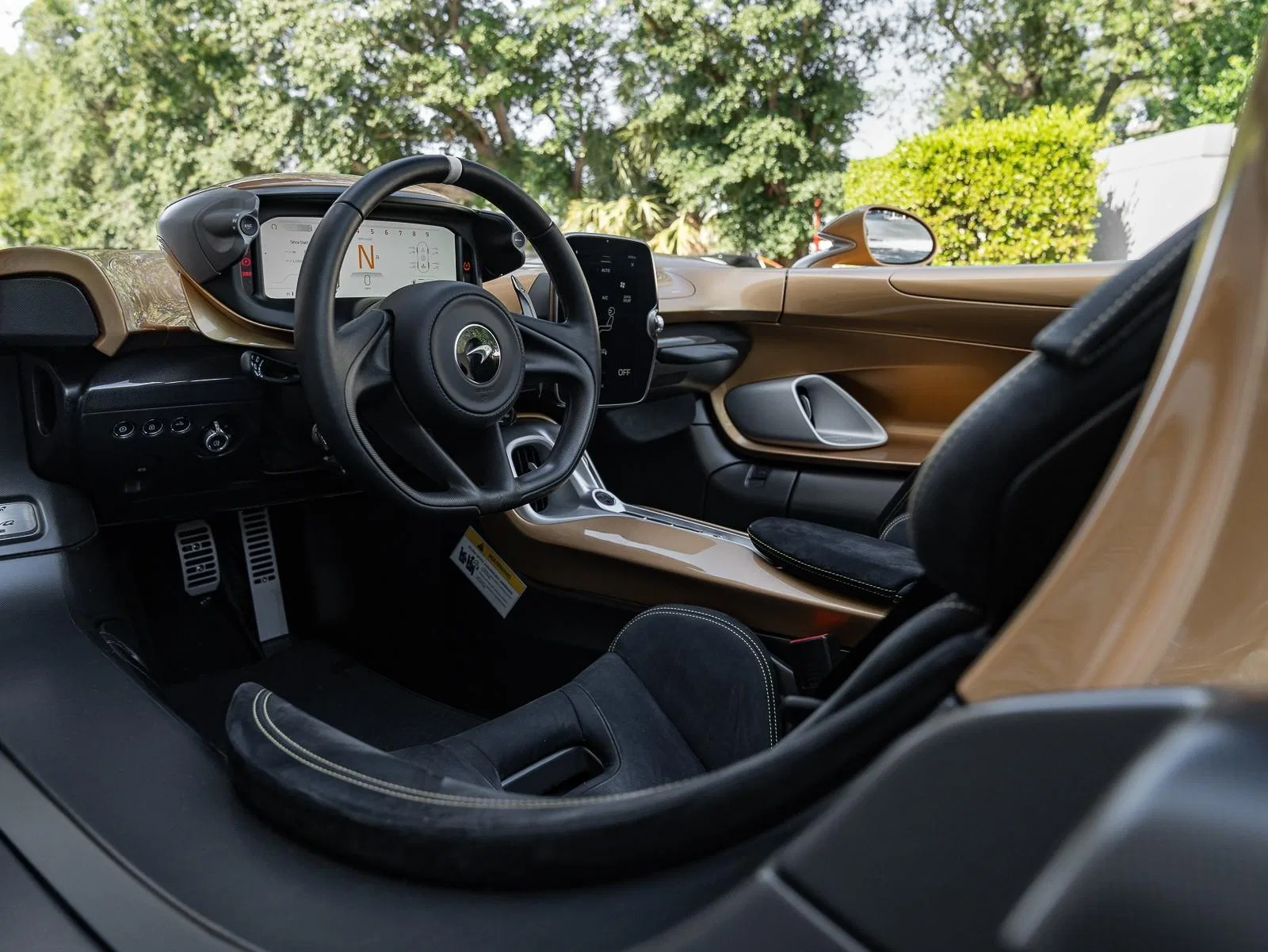 2021 McLaren Elva XP2 interior, Black (Custom trim)