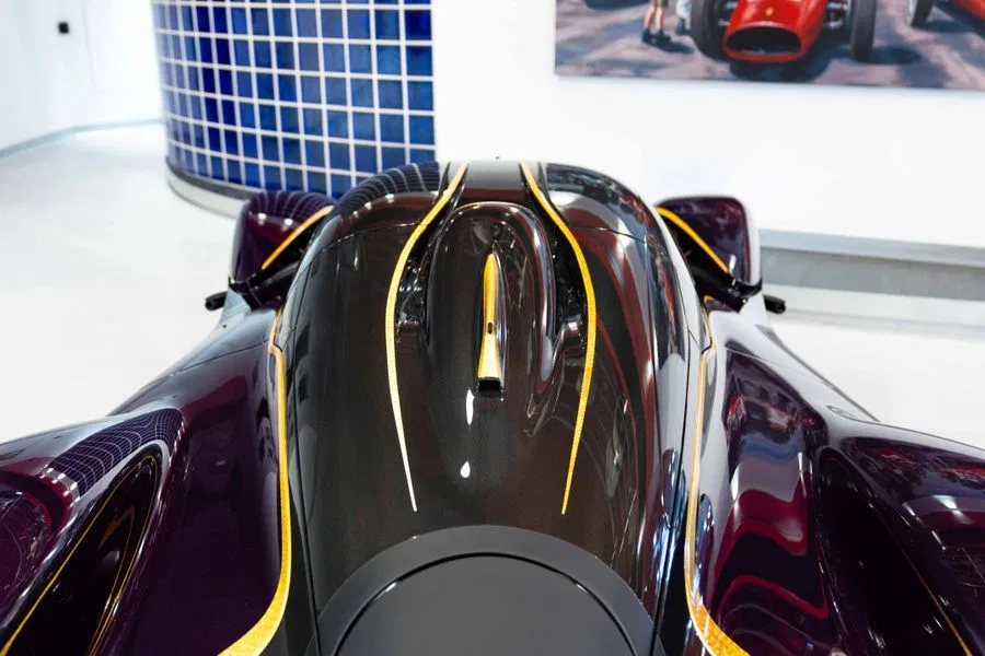2024 Aston Martin Valkyrie for sale, exterior, Purple Tinted Exposed Carbon Fibre