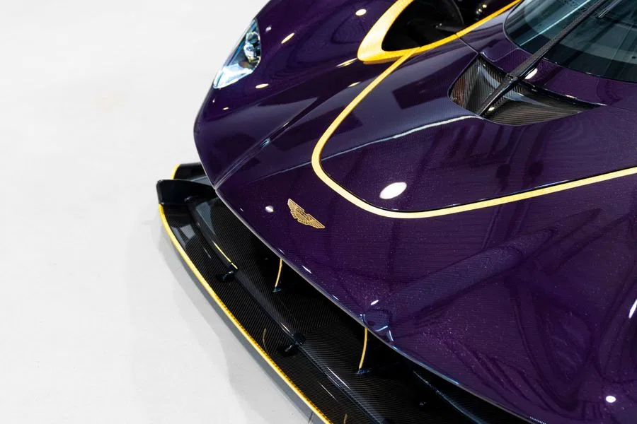 2024 Aston Martin Valkyrie for sale, exterior, Purple Tinted Exposed Carbon Fibre