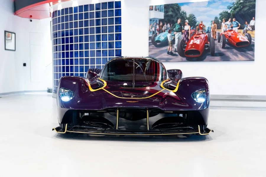 2024 Aston Martin Valkyrie for sale, exterior, Purple Tinted Exposed Carbon Fibre