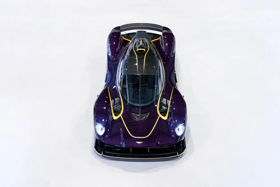 2024 Aston Martin Valkyrie for sale, exterior, Purple Tinted Exposed Carbon Fibre