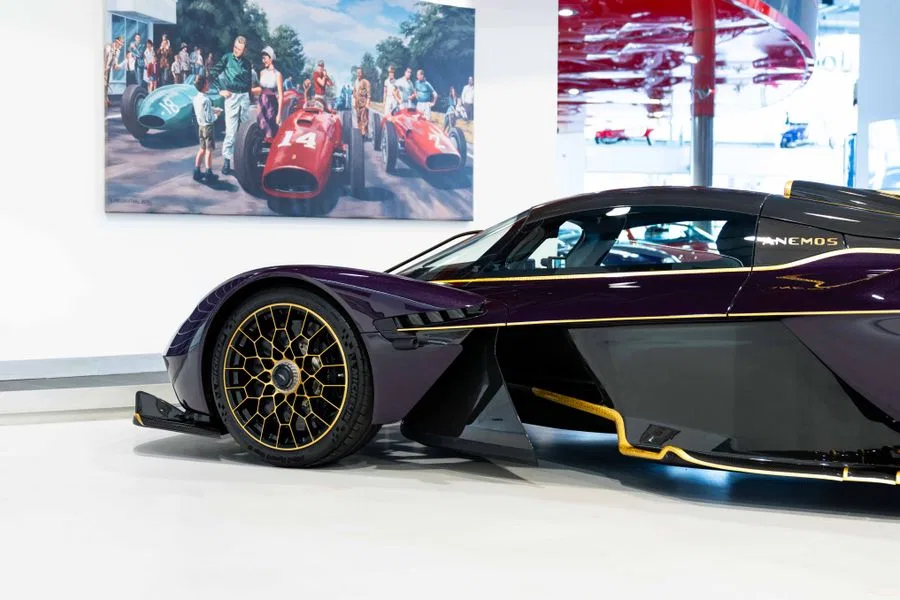 2024 Aston Martin Valkyrie for sale, exterior, Purple Tinted Exposed Carbon Fibre