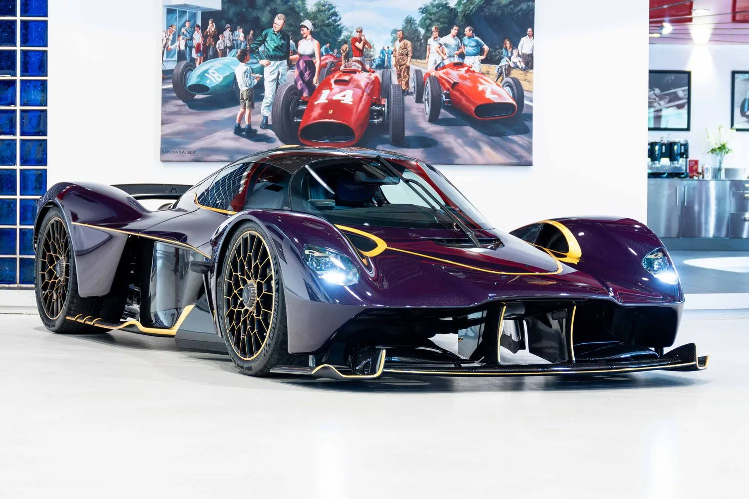 2024 Aston Martin Valkyrie for sale, exterior, Purple Tinted Exposed Carbon Fibre