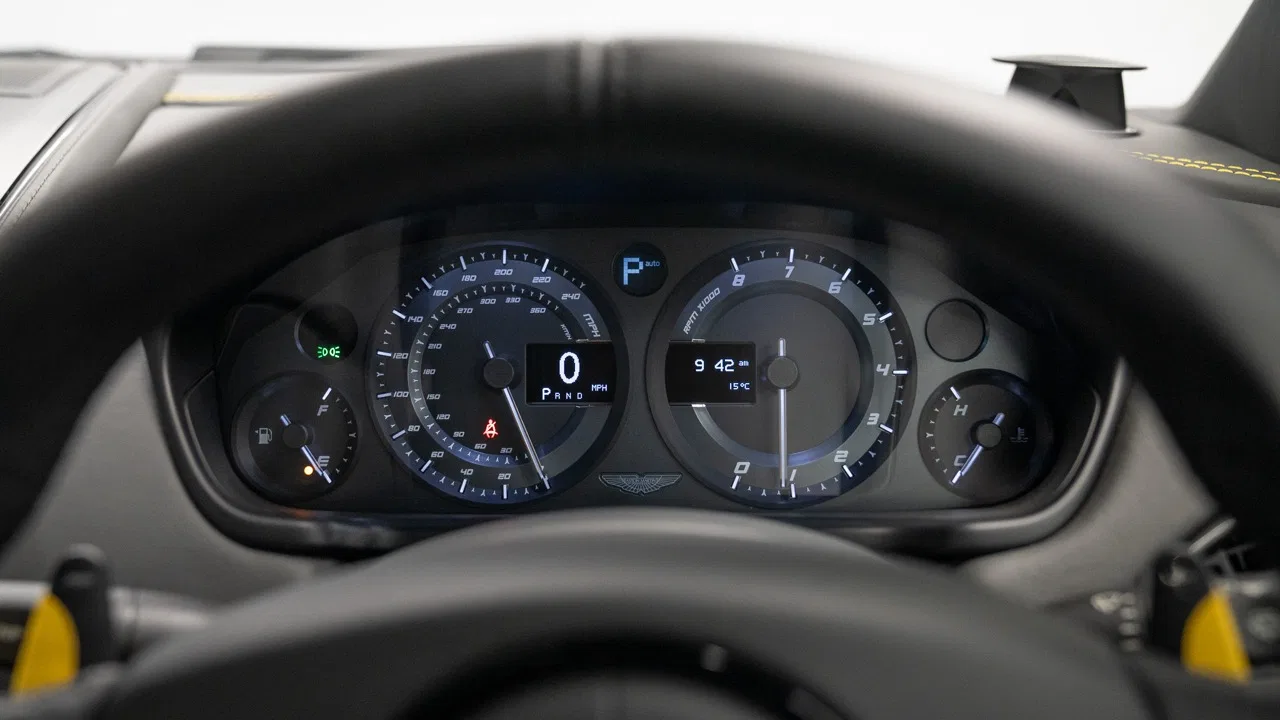 2019 Aston Martin Vanquish Zagato Shooting Brake interior, Dark Grey
