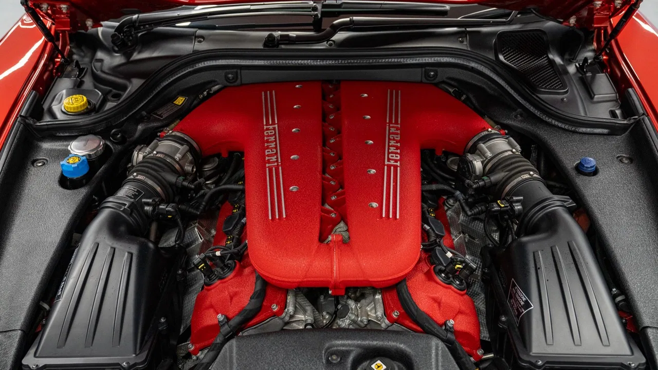 2010 Ferrari 599 GTO engine