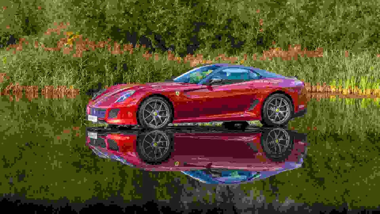 2010 Ferrari 599 GTO for sale, exterior, Rosso Fuoco