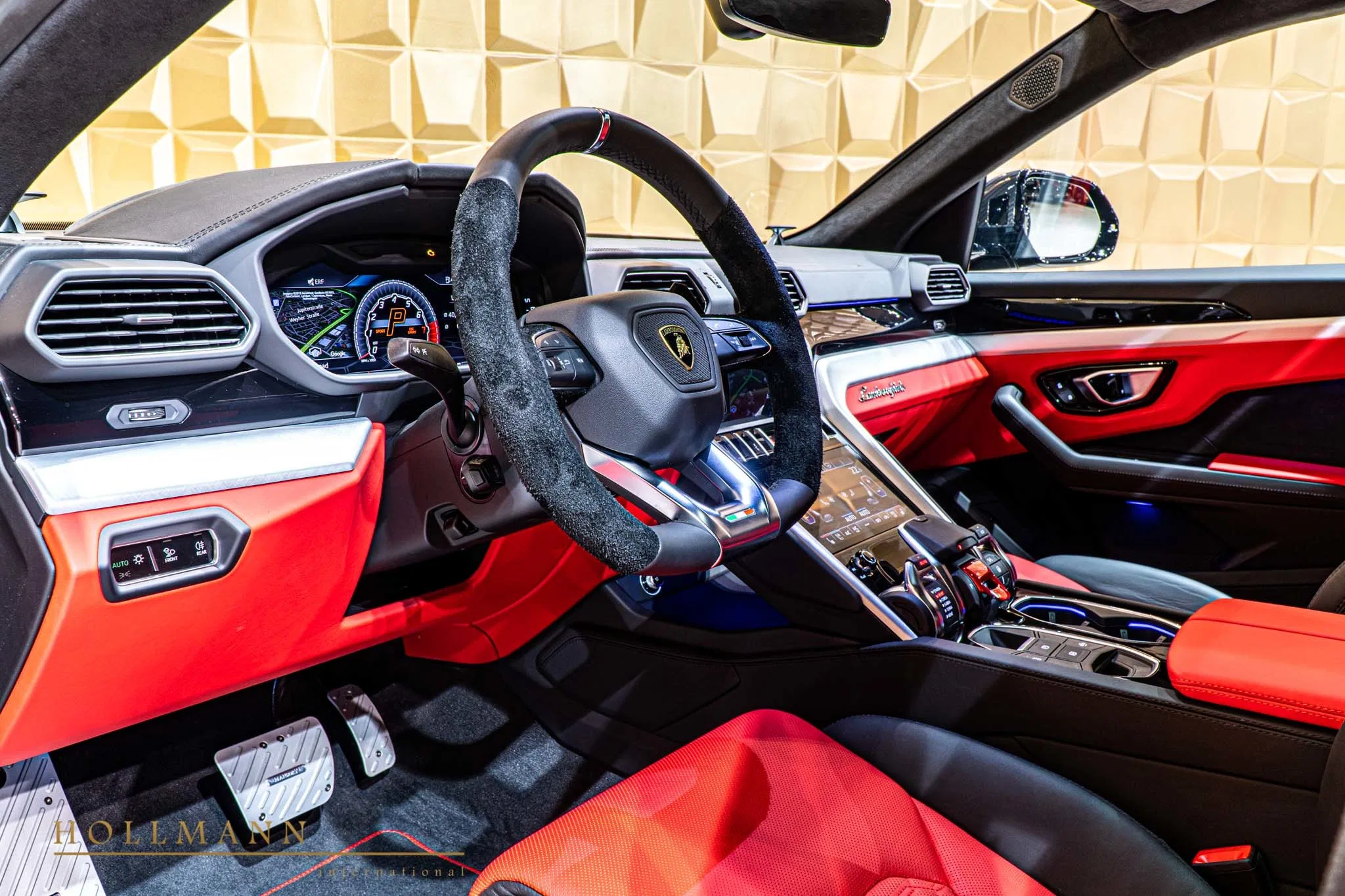 2019 Mansory Urus Venatus interior, dashboard, Black