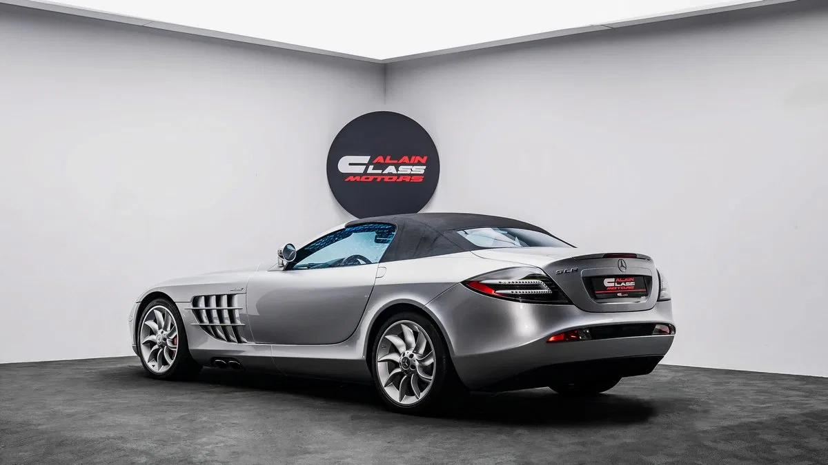 2007 Mercedes-Benz SLR McLaren Roadster for sale, exterior, Crystal Laurit Silver