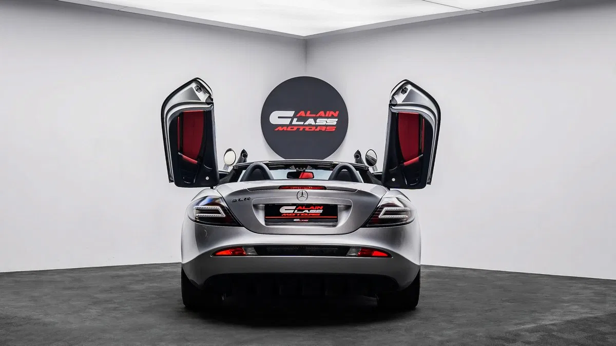 2007 Mercedes-Benz SLR McLaren Roadster for sale, exterior, Crystal Laurit Silver