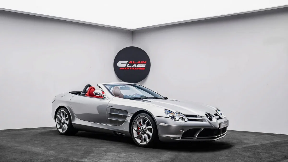 2007 Mercedes-Benz SLR McLaren Roadster for sale, exterior, Crystal Laurit Silver