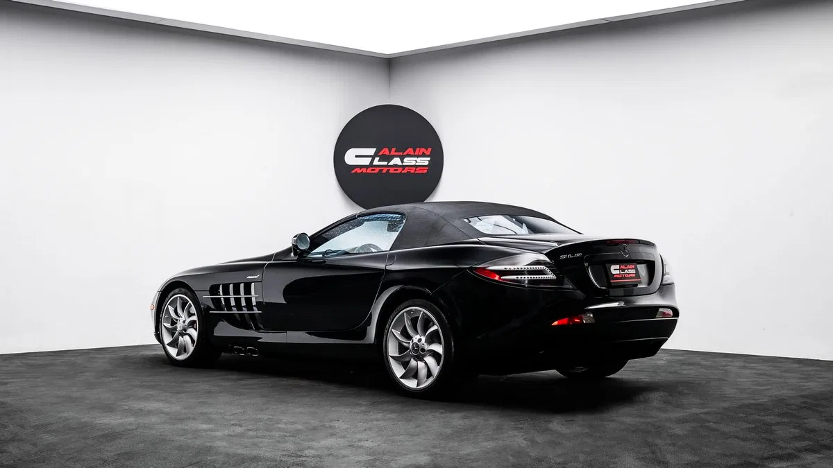 2008 Mercedes-Benz SLR McLaren Roadster for sale, exterior, Black