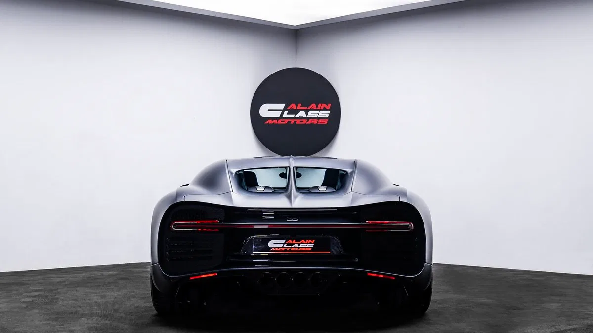 2019 Bugatti Chiron Sport 110 Ans for sale, exterior, Exposed Carbon Fiber | Steel Blue