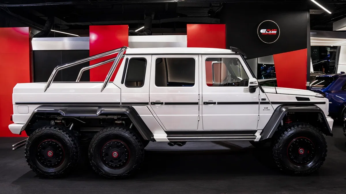 2014 Mercedes-Benz G63 AMG 6x6 for sale, exterior, White