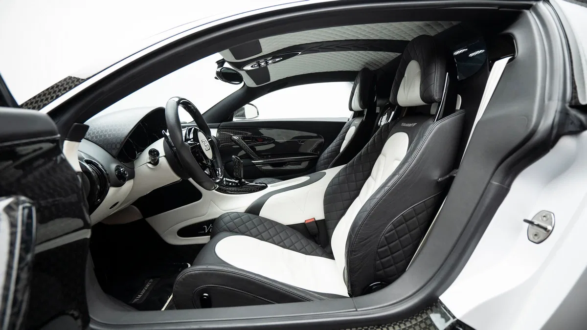 2006 Bugatti Veyron Linea Vivere interior, White | Black