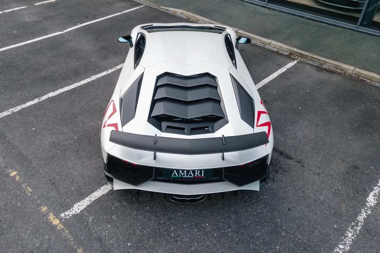 2016 Lamborghini Aventador SV LP750-4 for sale, exterior, Nero Alcantara with Rosso stitching
